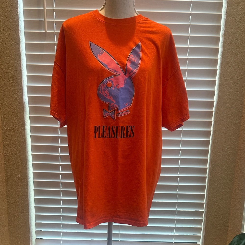 Pleasures Orange Graphic Tee